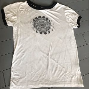 White moon T-shirt